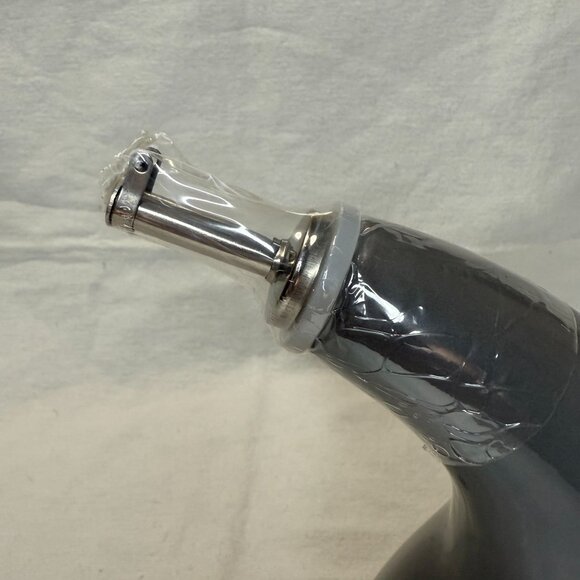 Rachael Ray 24oz Stoneware EVOO Dispenser Bottle Dark Gray NWT - Picture 4 of 6